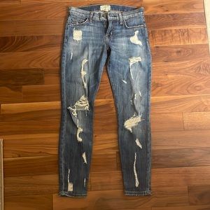 Current Elliot ripped skinny jeans